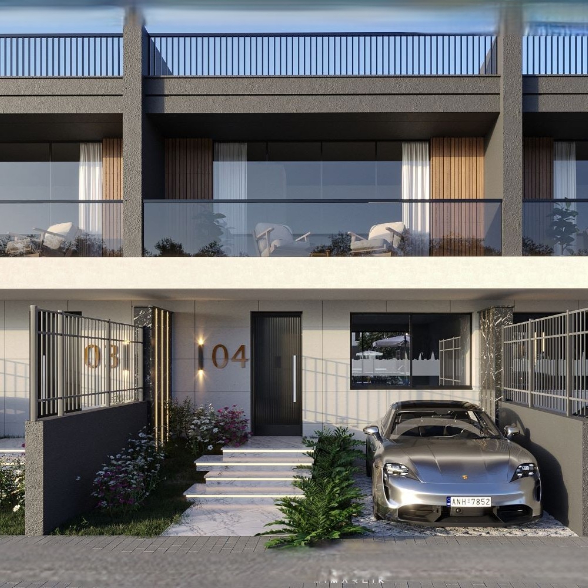 Ylellinen 2+1 Huvila vuorinäköalalla Altıntaşissa, Antalyassa