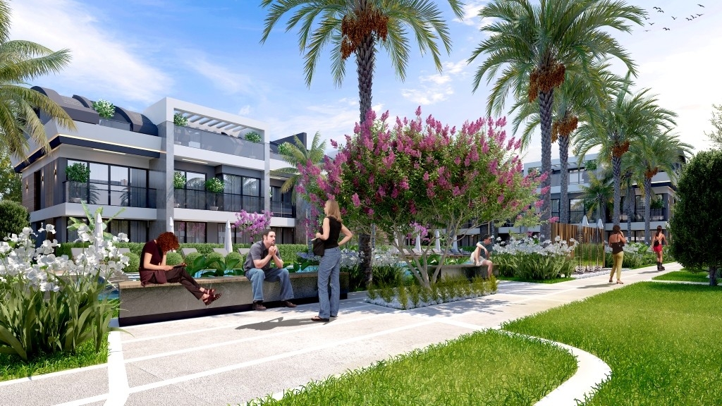 Luxuriöse 1+1 Wohnung mit Pool im Zentrum von Belek
