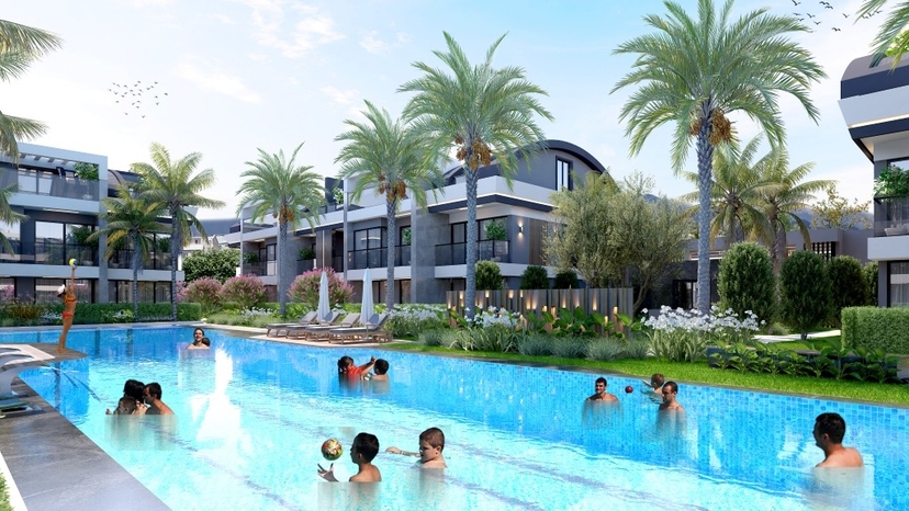 Luxury 2+1 Duplex with Pool in Belek Center