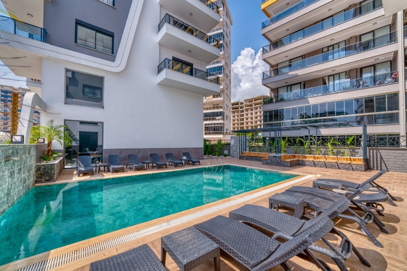 Luksuriøs 2+1 Penthouse med Bjergudsigt i Alanya - Mahmutlar