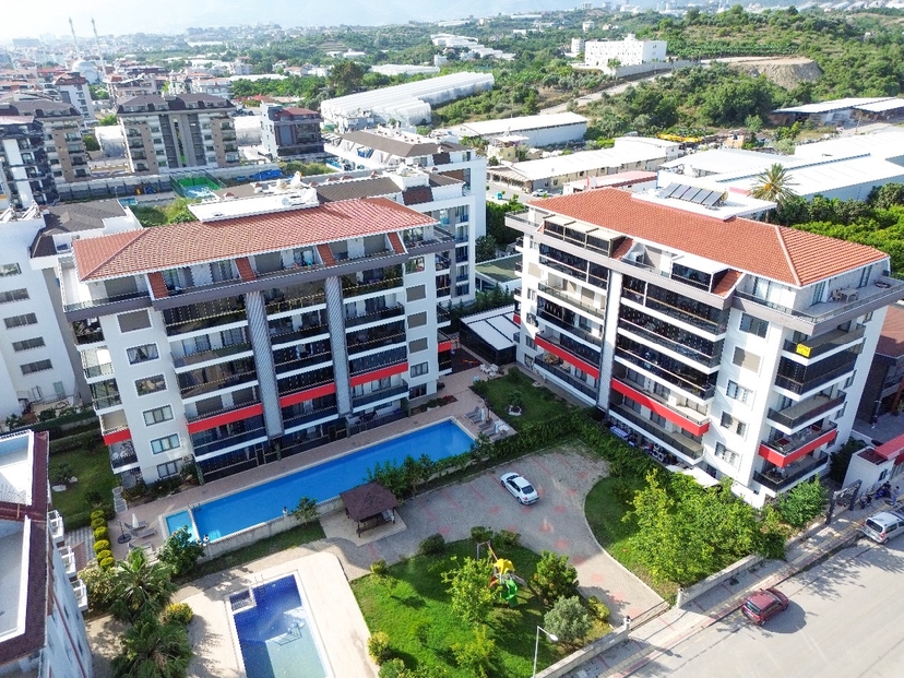 Luxuriöse 2+1 Wohnung mit Bergblick in Kestel, Alanya