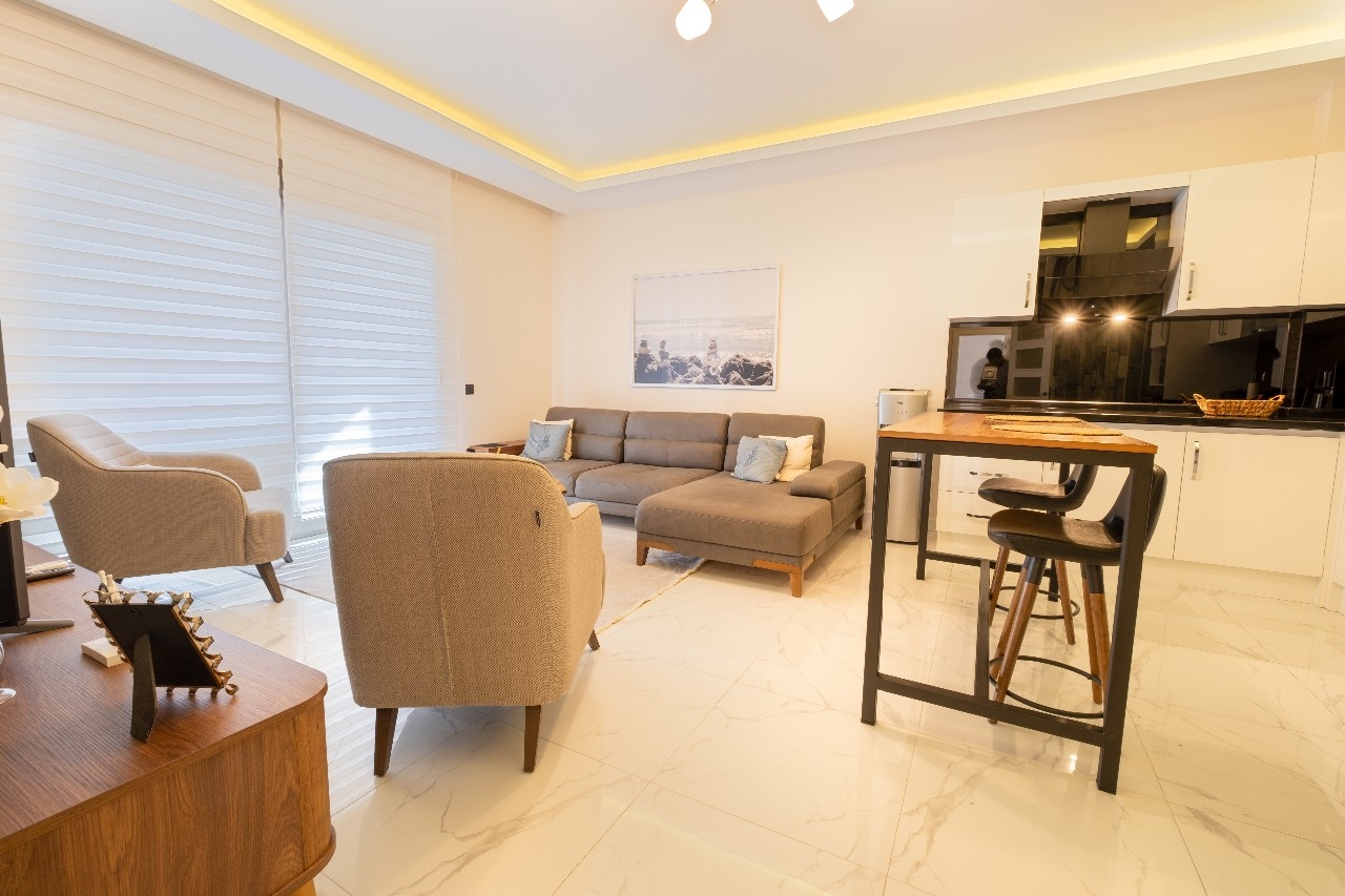 Luxuriöse 2+1 Wohnung mit Bergblick in Kestel, Alanya