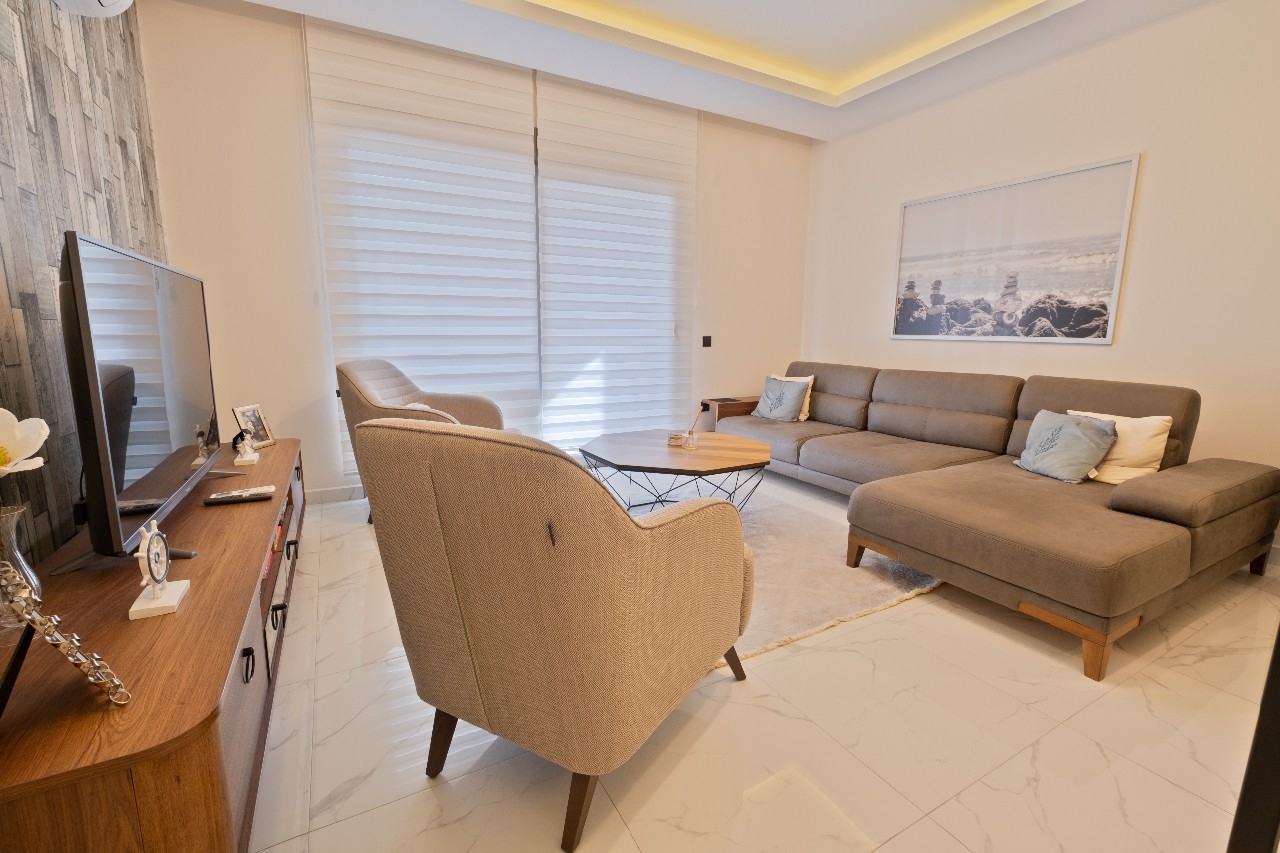 Luxuriöse 2+1 Wohnung mit Bergblick in Kestel, Alanya