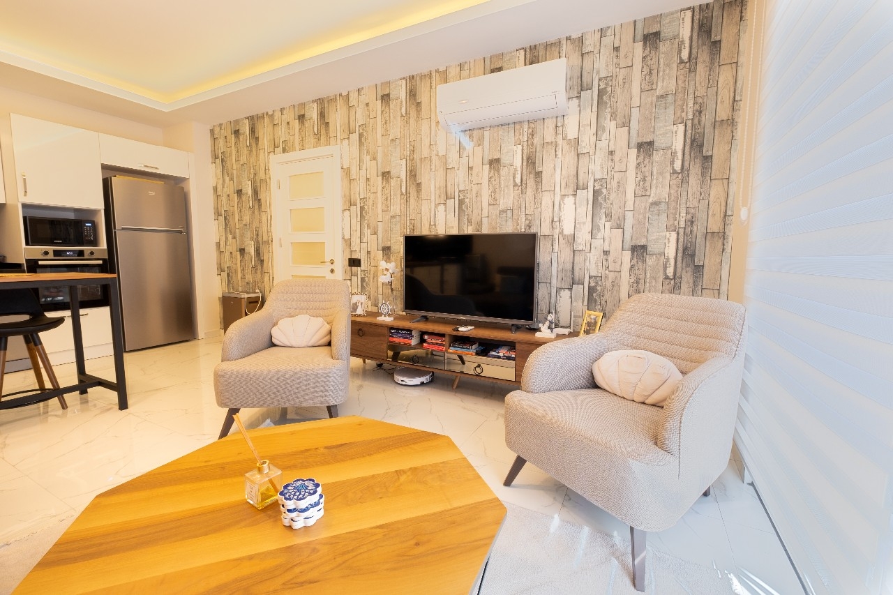 Luxuriöse 2+1 Wohnung mit Bergblick in Kestel, Alanya