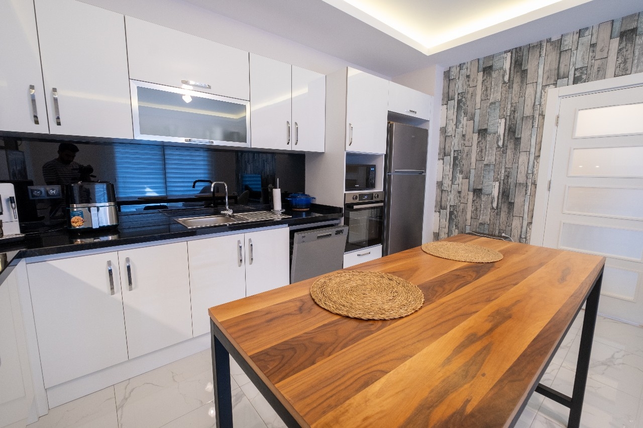 Luxuriöse 2+1 Wohnung mit Bergblick in Kestel, Alanya