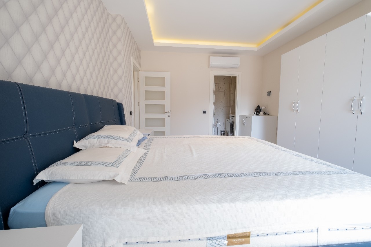 Luxuriöse 2+1 Wohnung mit Bergblick in Kestel, Alanya