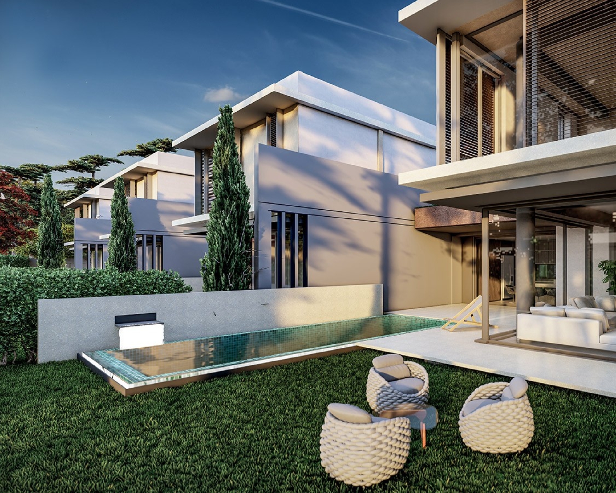Luxuriöse 6+1 Villa mit Bergblick in Antalya