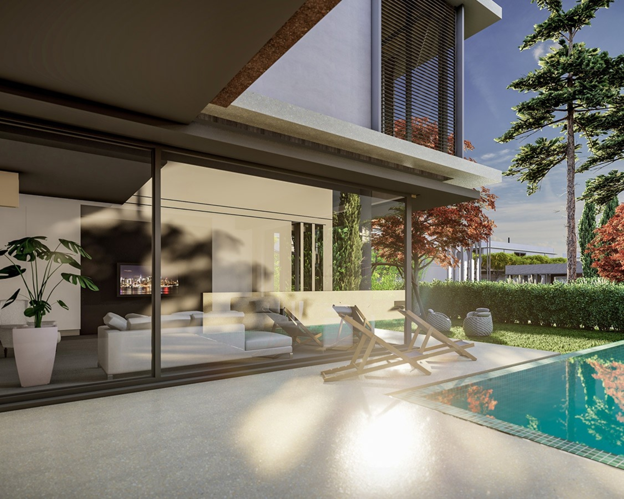 Luxuriöse 6+1 Villa mit Bergblick in Antalya