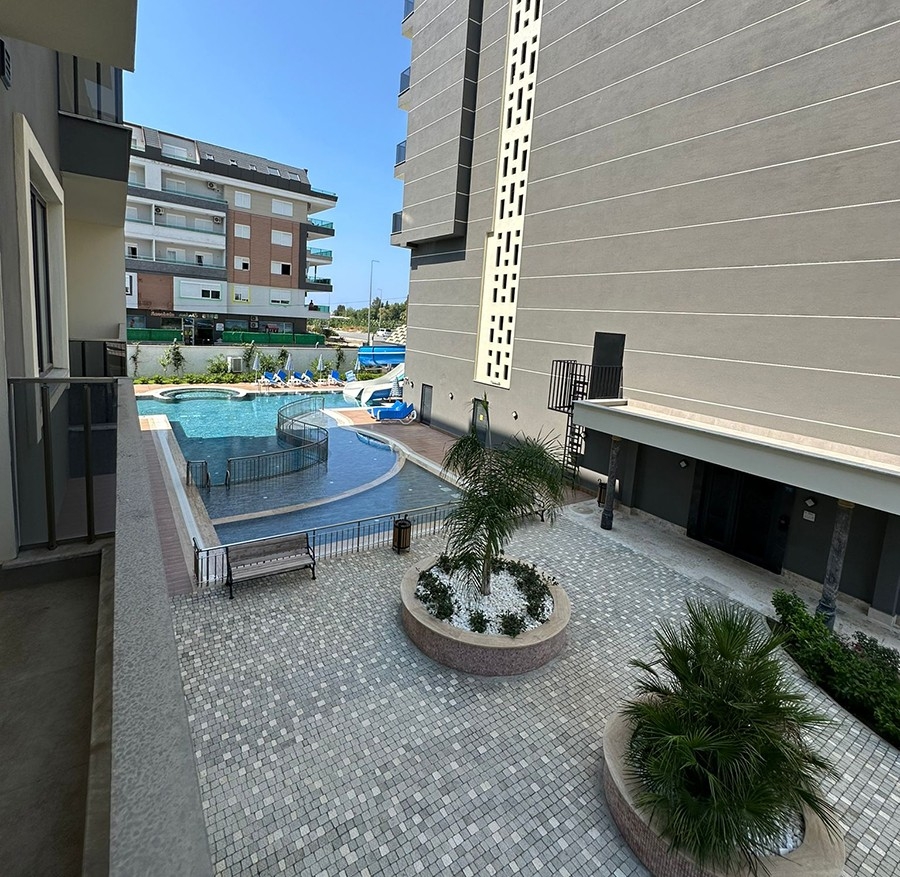 Luxuriöse 1+1 Wohnung mit Bergblick in Kargicak, Alanya