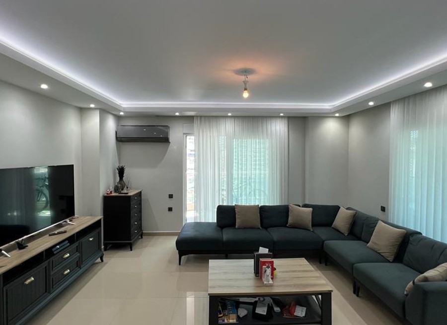 Luxuriöse 2+1 Wohnung mit Bergblick, Alanya - Mahmutlar