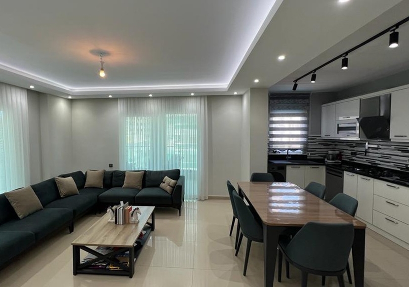 Luxuriöse 2+1 Wohnung mit Bergblick, Alanya - Mahmutlar
