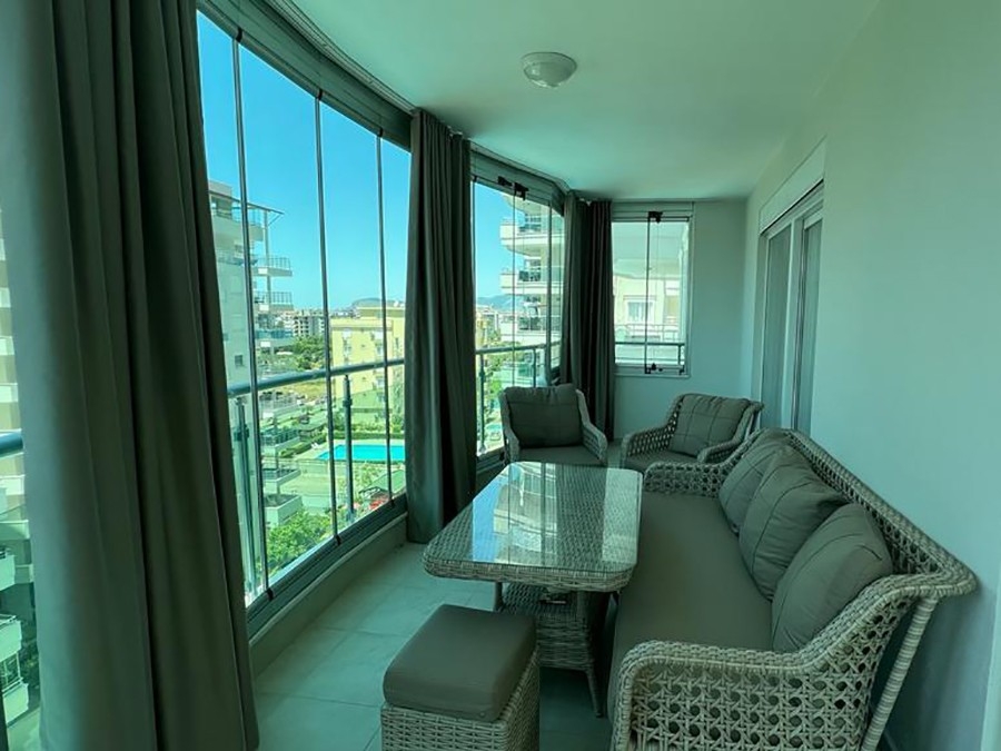 Luxuriöse 2+1 Wohnung mit Bergblick, Alanya - Mahmutlar