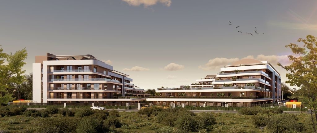 Luxuriöses 2+1 Apartment mit Bergblick in Kundu