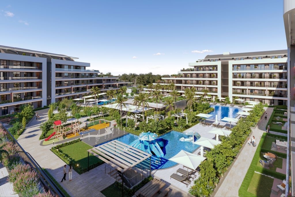 Luxuriöses Bergblick-Duplex in Kundu, Antalya