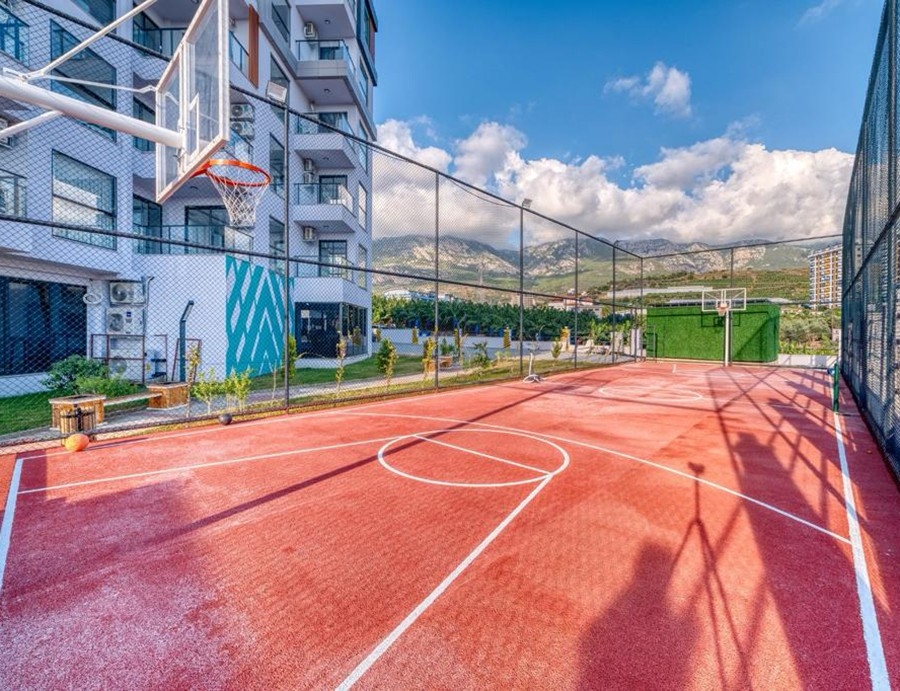 Luxuriöse 2+1 Wohnung mit Meerblick in Mahmutlar