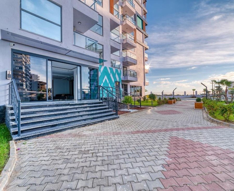 Luxuriöse 2+1 Wohnung mit Meerblick in Mahmutlar