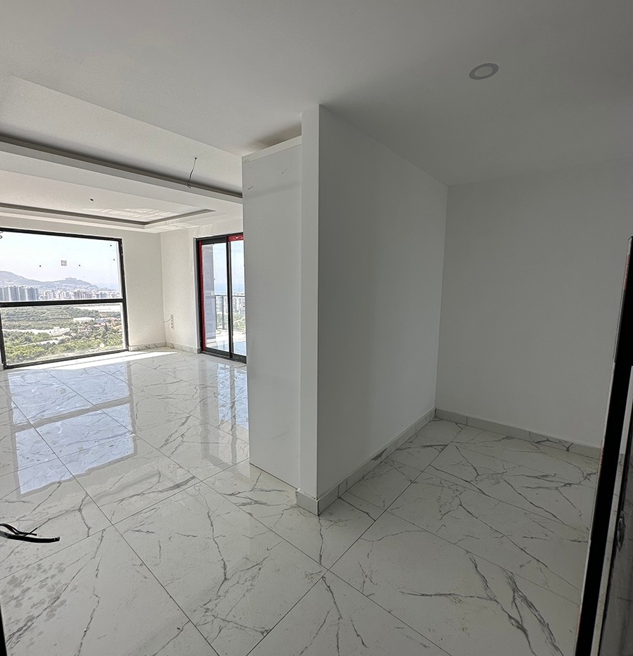 Luxuriöse 2+1 Wohnung mit Meerblick in Mahmutlar