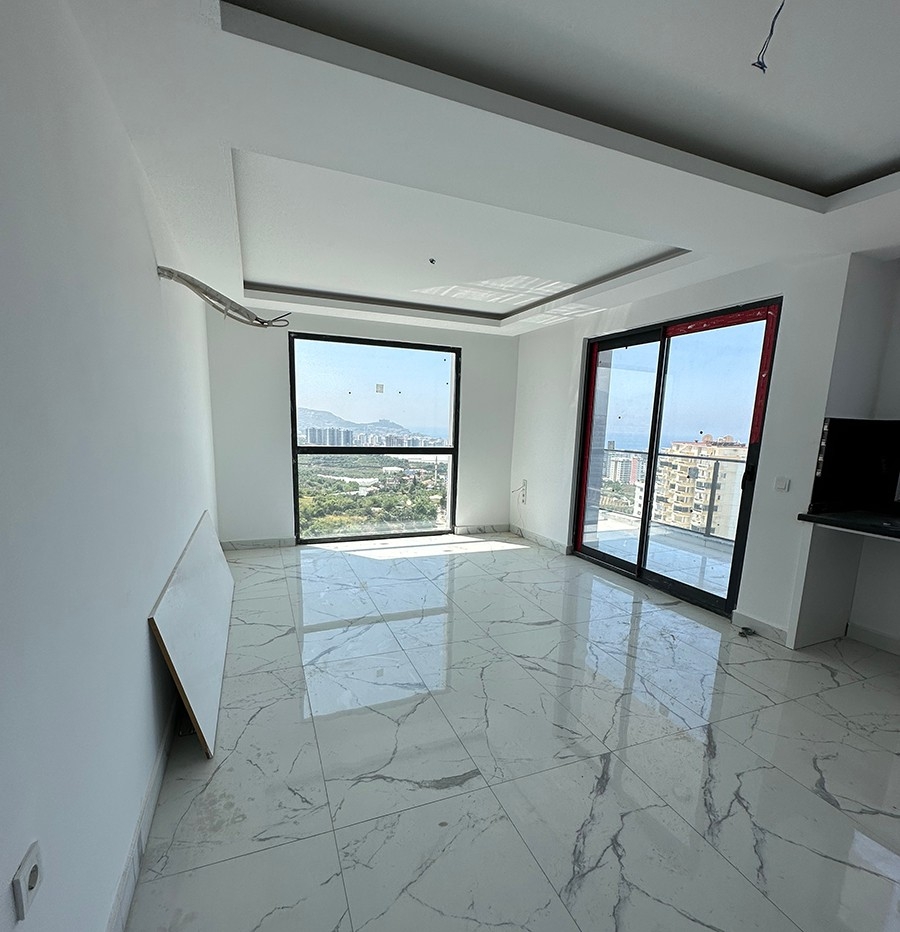 Luxuriöse 2+1 Wohnung mit Meerblick in Mahmutlar