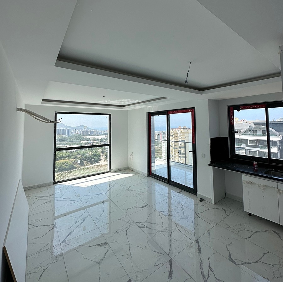 Luxuriöse 2+1 Wohnung mit Meerblick in Mahmutlar