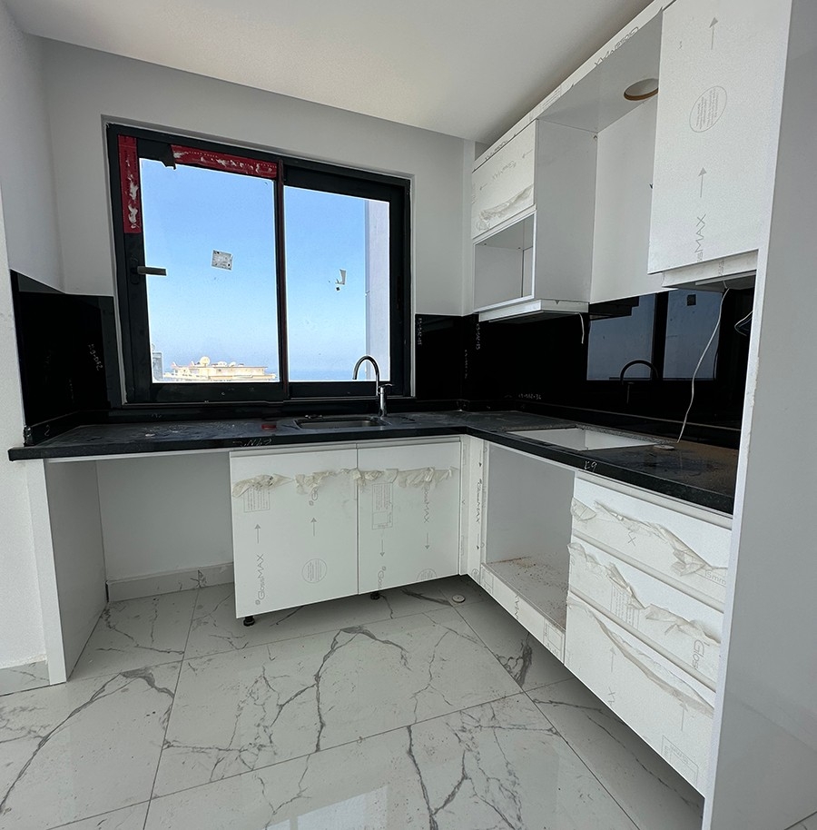 Luxuriöse 2+1 Wohnung mit Meerblick in Mahmutlar