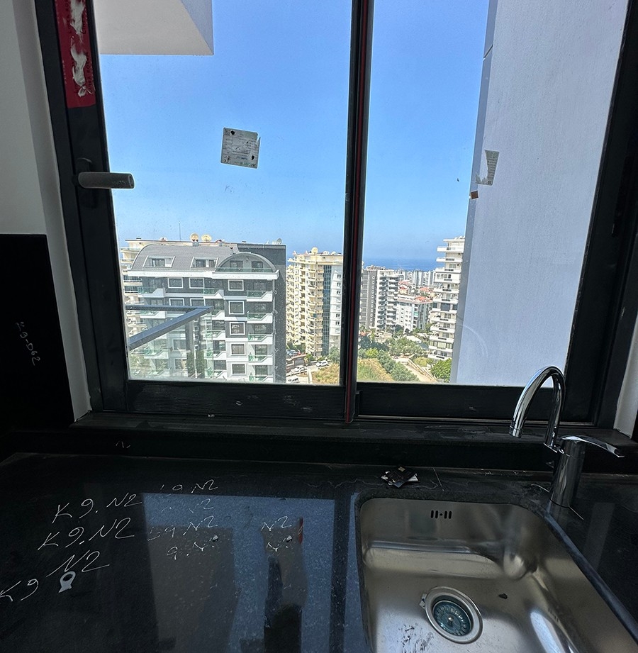 Luxuriöse 2+1 Wohnung mit Meerblick in Mahmutlar