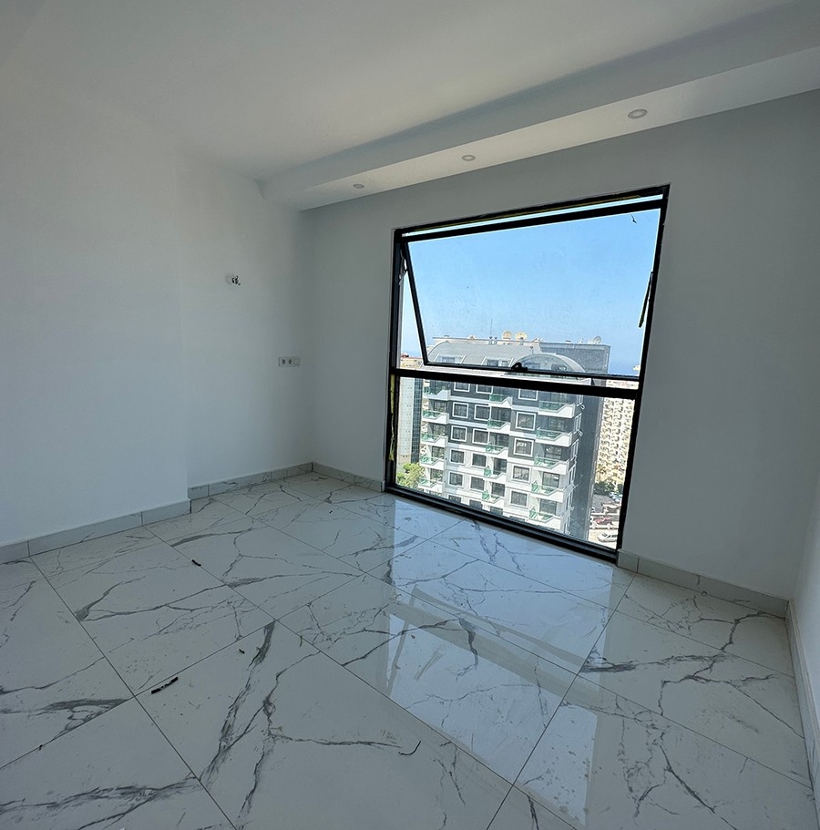Luxuriöse 2+1 Wohnung mit Meerblick in Mahmutlar