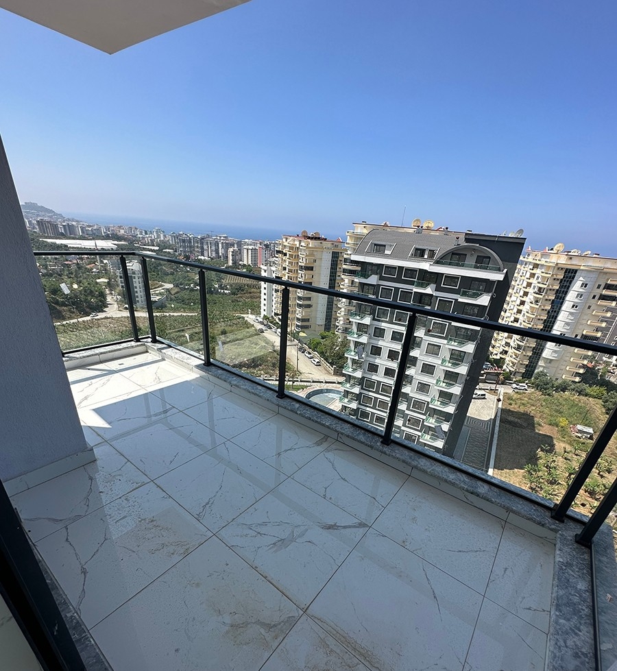 Luxuriöse 2+1 Wohnung mit Meerblick in Mahmutlar