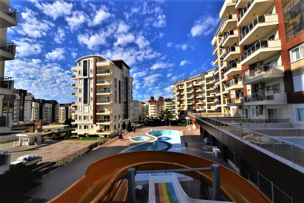 Luxuriöse 2+1 Wohnung mit Bergblick in Alanya - Avsallar