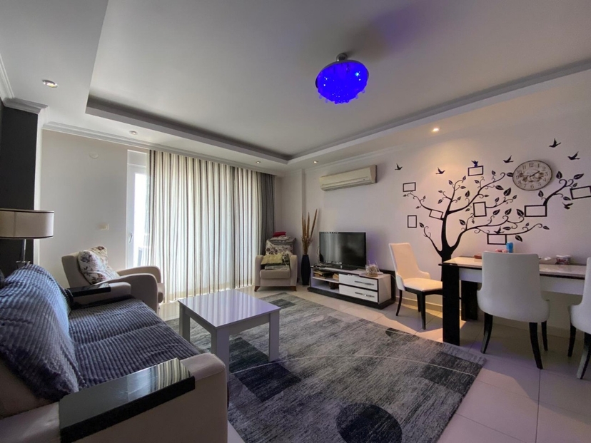 Luxuriöse 2+1 Wohnung mit Bergblick in Alanya - Avsallar
