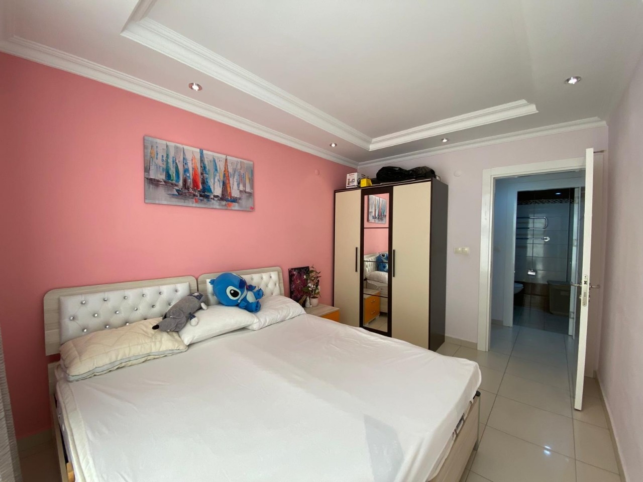 Luxuriöse 2+1 Wohnung mit Bergblick in Alanya - Avsallar