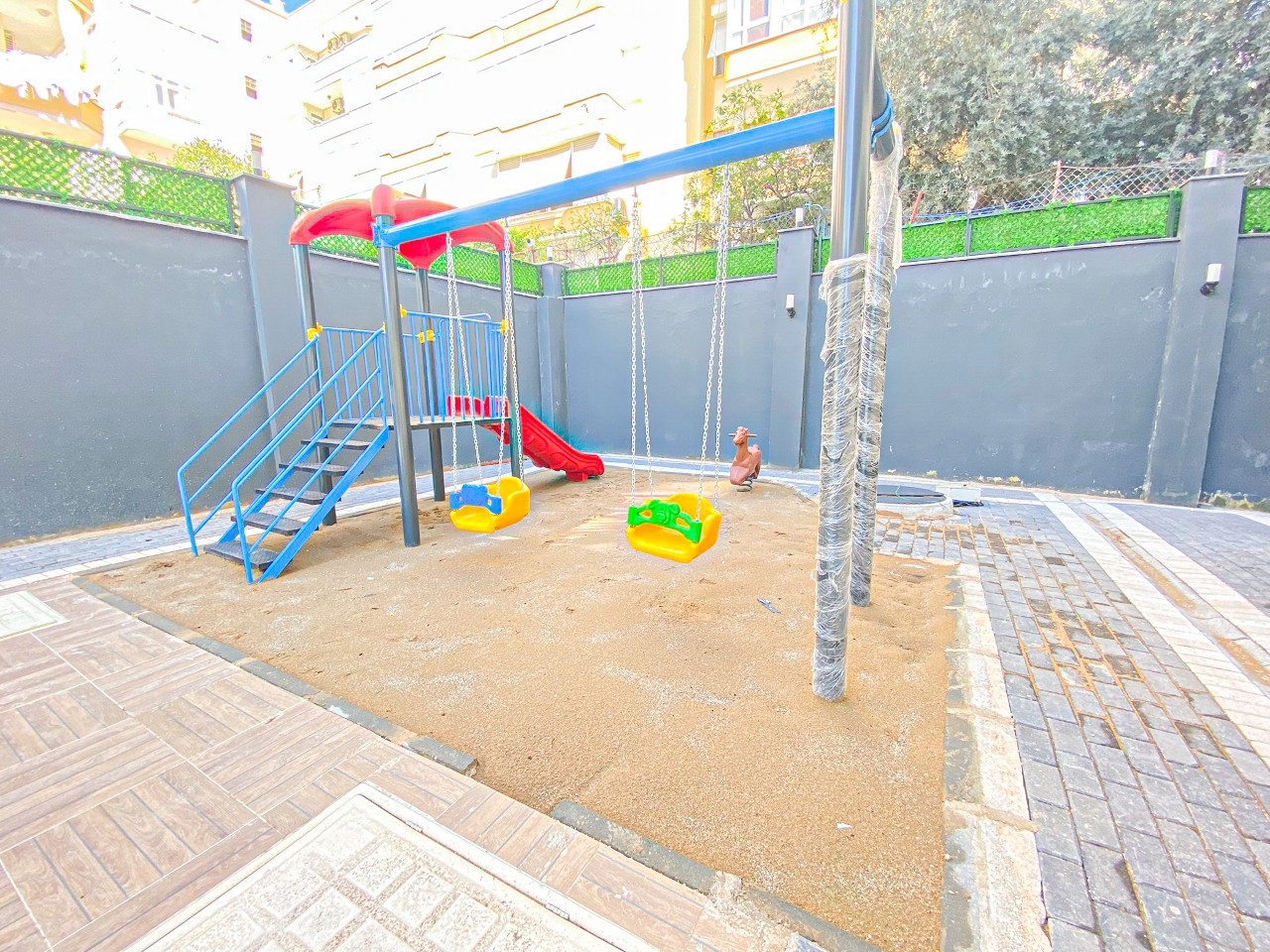 Luxuriöse 3+1 Wohnung mit Burg- und Bergblick, Alanya Zentrum