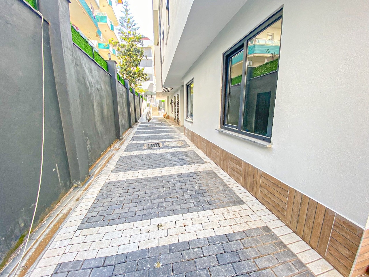 Luxuriöse 3+1 Wohnung mit Burg- und Bergblick, Alanya Zentrum