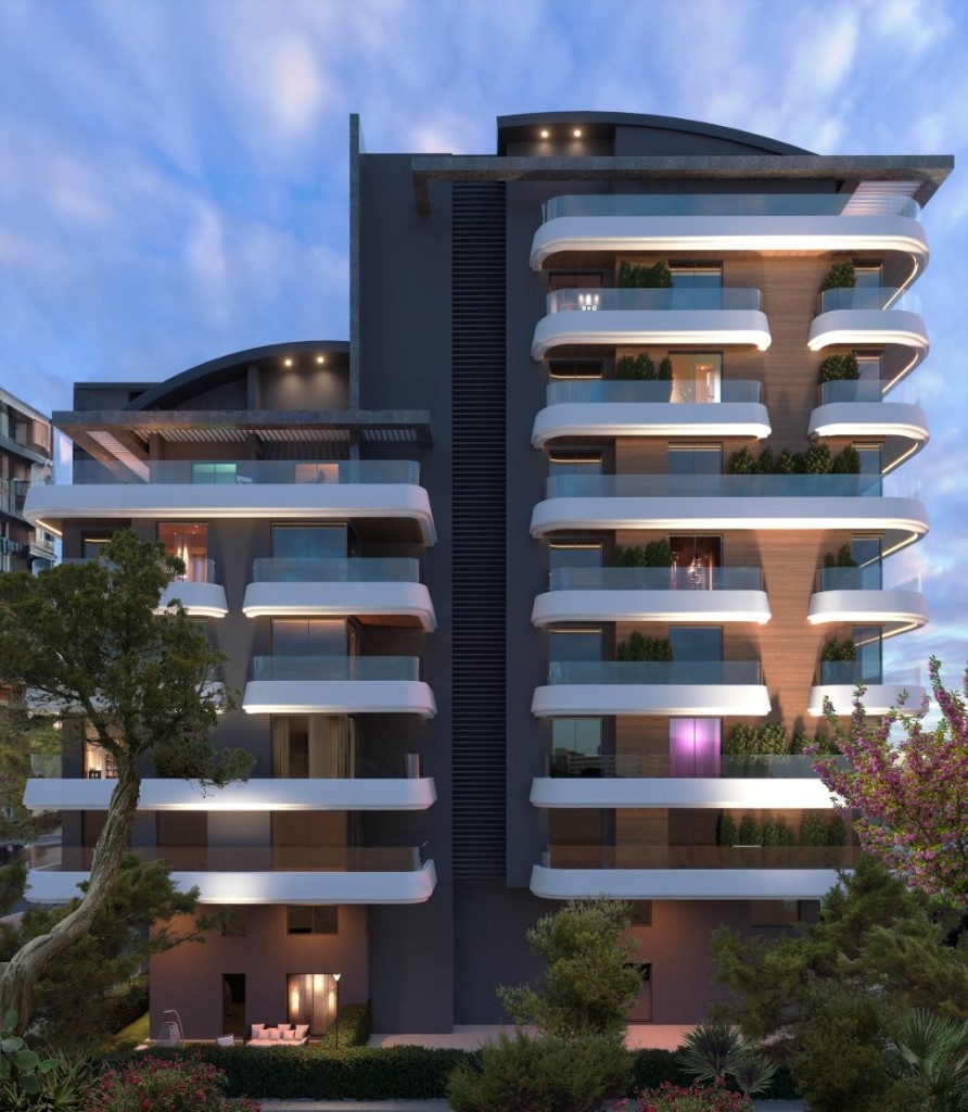 Luxuriöse 2+1 Erdgeschosswohnung mit Meerblick und Bergblick, Antalya-Konyaalti