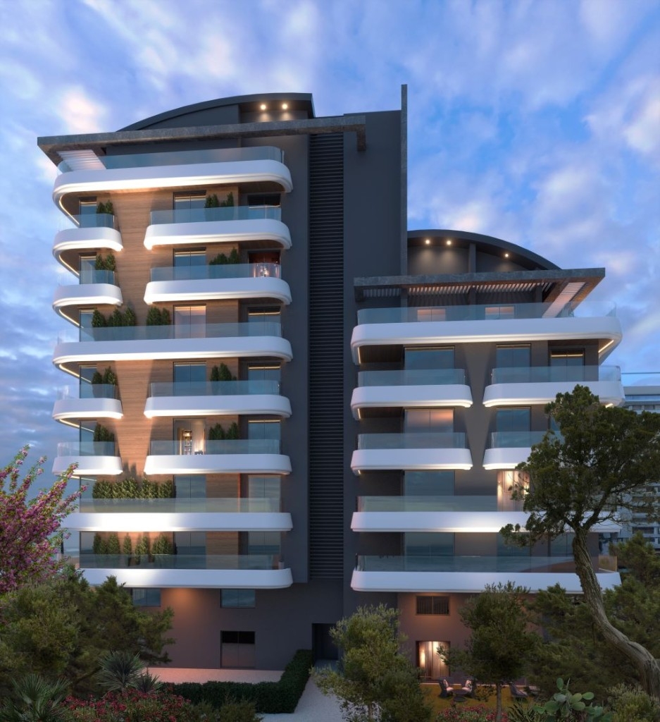 Luxuriöse 2+1 Erdgeschosswohnung mit Meerblick und Bergblick, Antalya-Konyaalti