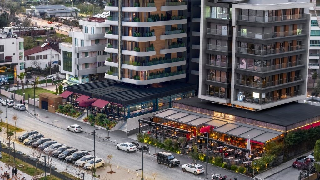 Luxuriöse 2+1 Erdgeschosswohnung mit Meerblick und Bergblick, Antalya-Konyaalti