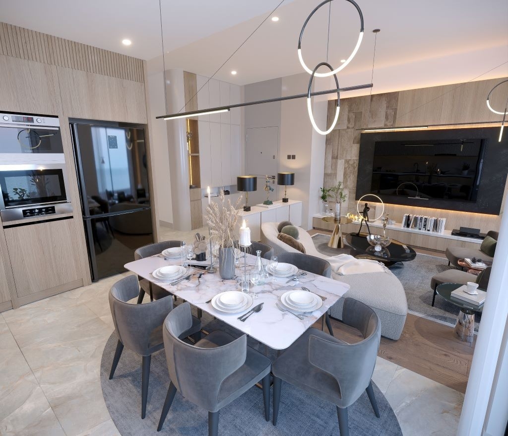 Luxuriöse 2+1 Erdgeschosswohnung mit Meerblick und Bergblick, Antalya-Konyaalti