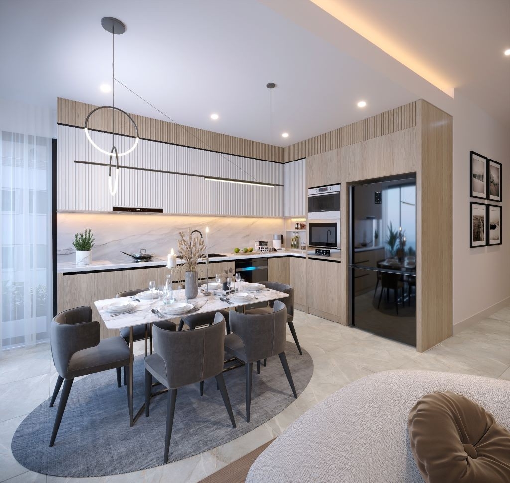 Luxuriöse 2+1 Erdgeschosswohnung mit Meerblick und Bergblick, Antalya-Konyaalti