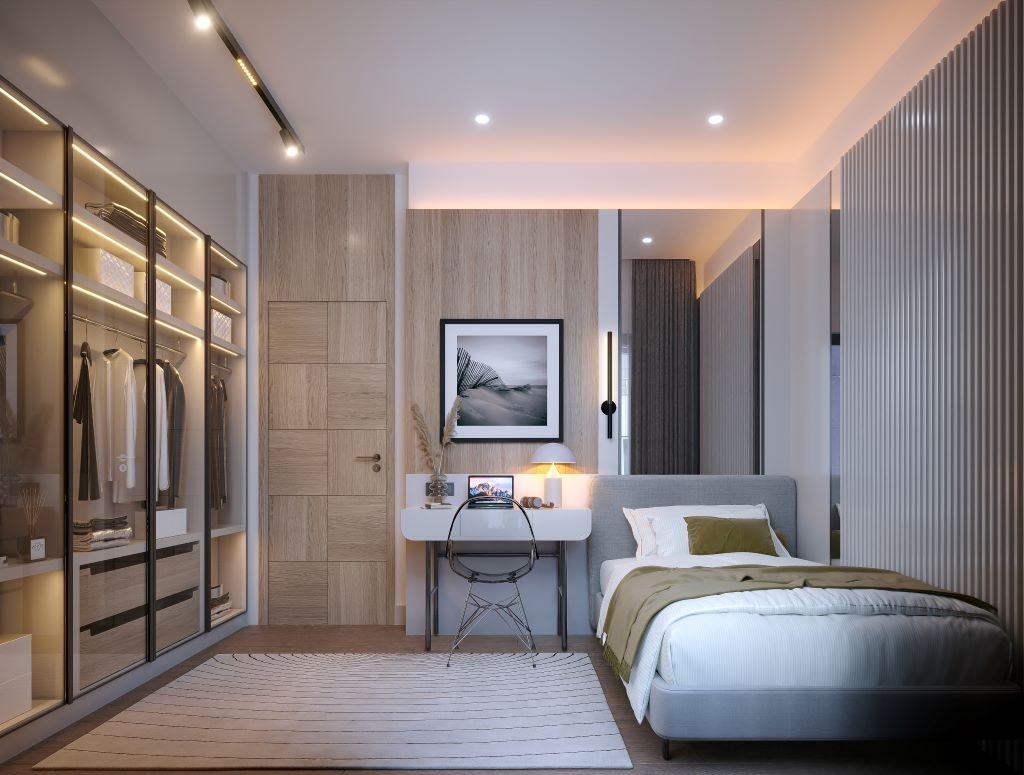 Luxuriöse 2+1 Erdgeschosswohnung mit Meerblick und Bergblick, Antalya-Konyaalti