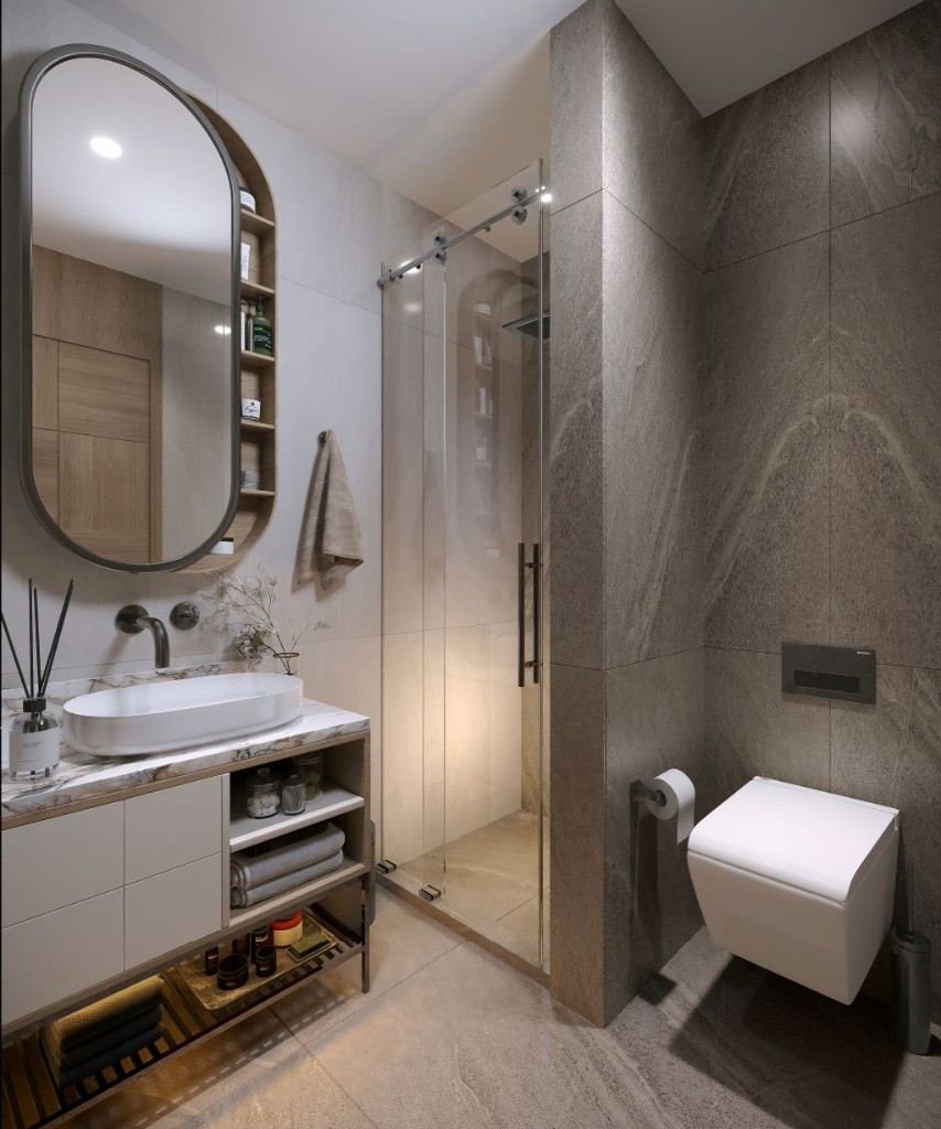 Luxuriöse 2+1 Erdgeschosswohnung mit Meerblick und Bergblick, Antalya-Konyaalti