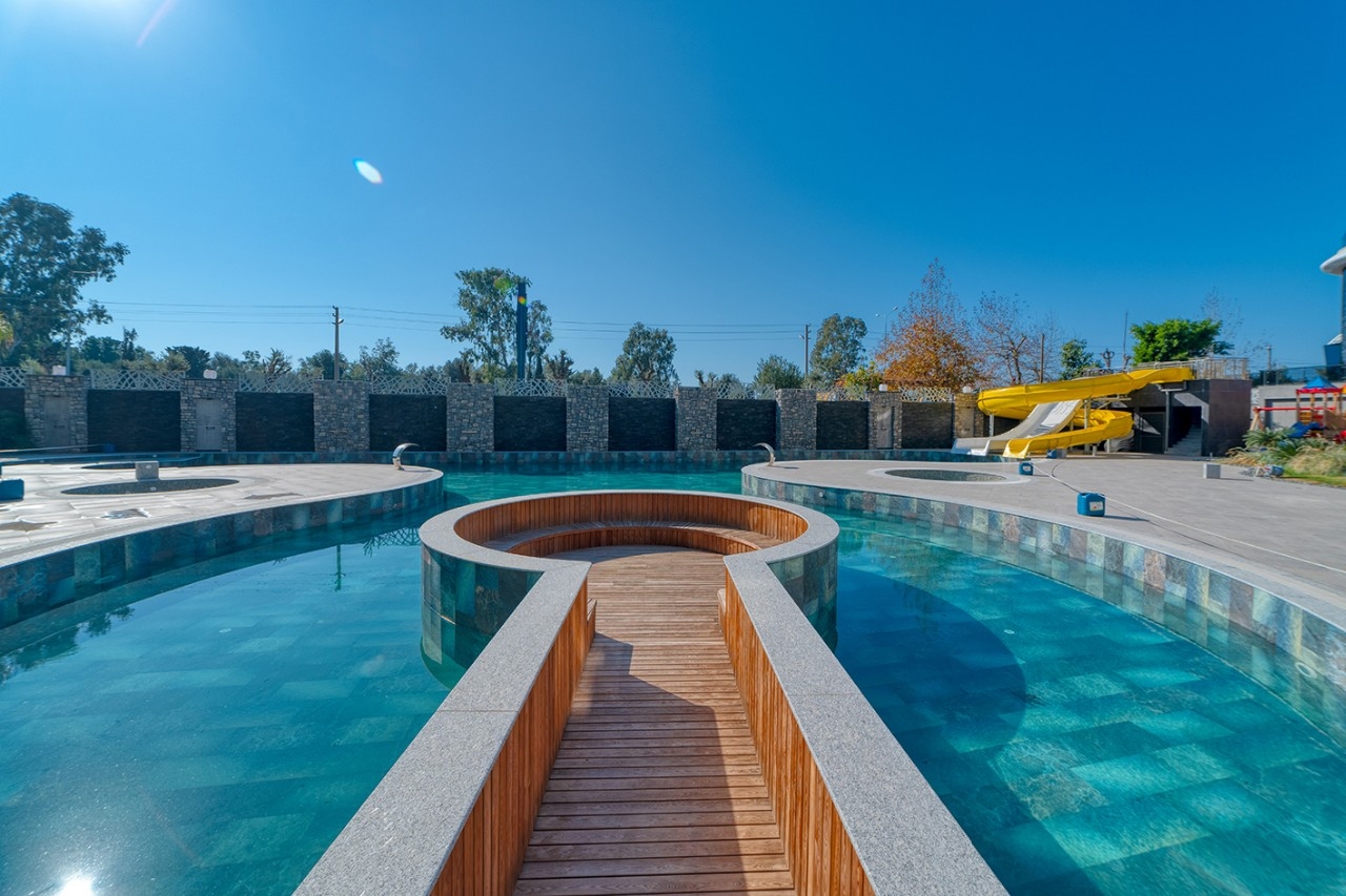Luxuriöses 1+1 Apartment mit Meerblick und Bergblick, Alanya - Kargicak