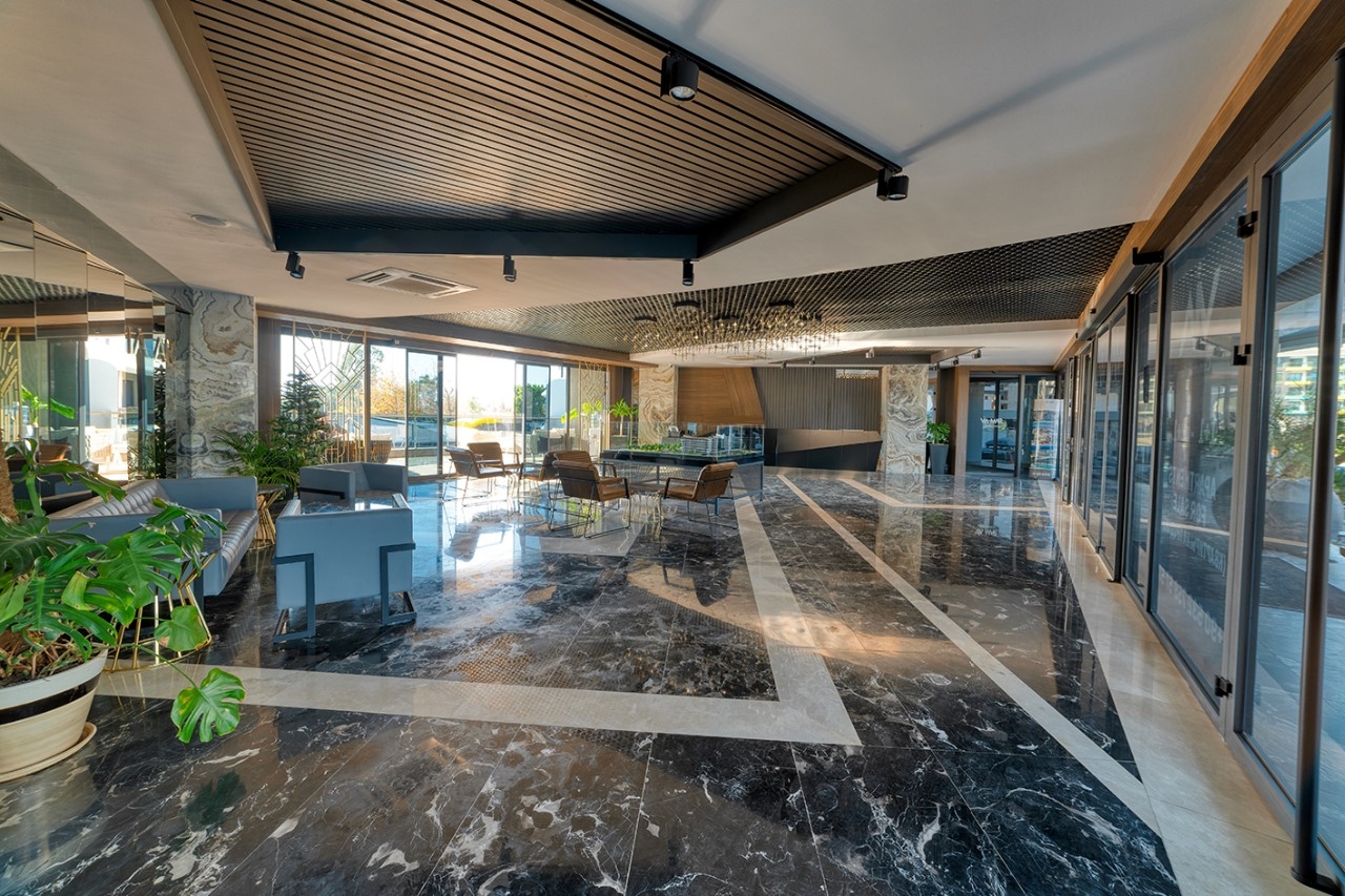Luxuriöses 1+1 Apartment mit Meerblick und Bergblick, Alanya - Kargicak