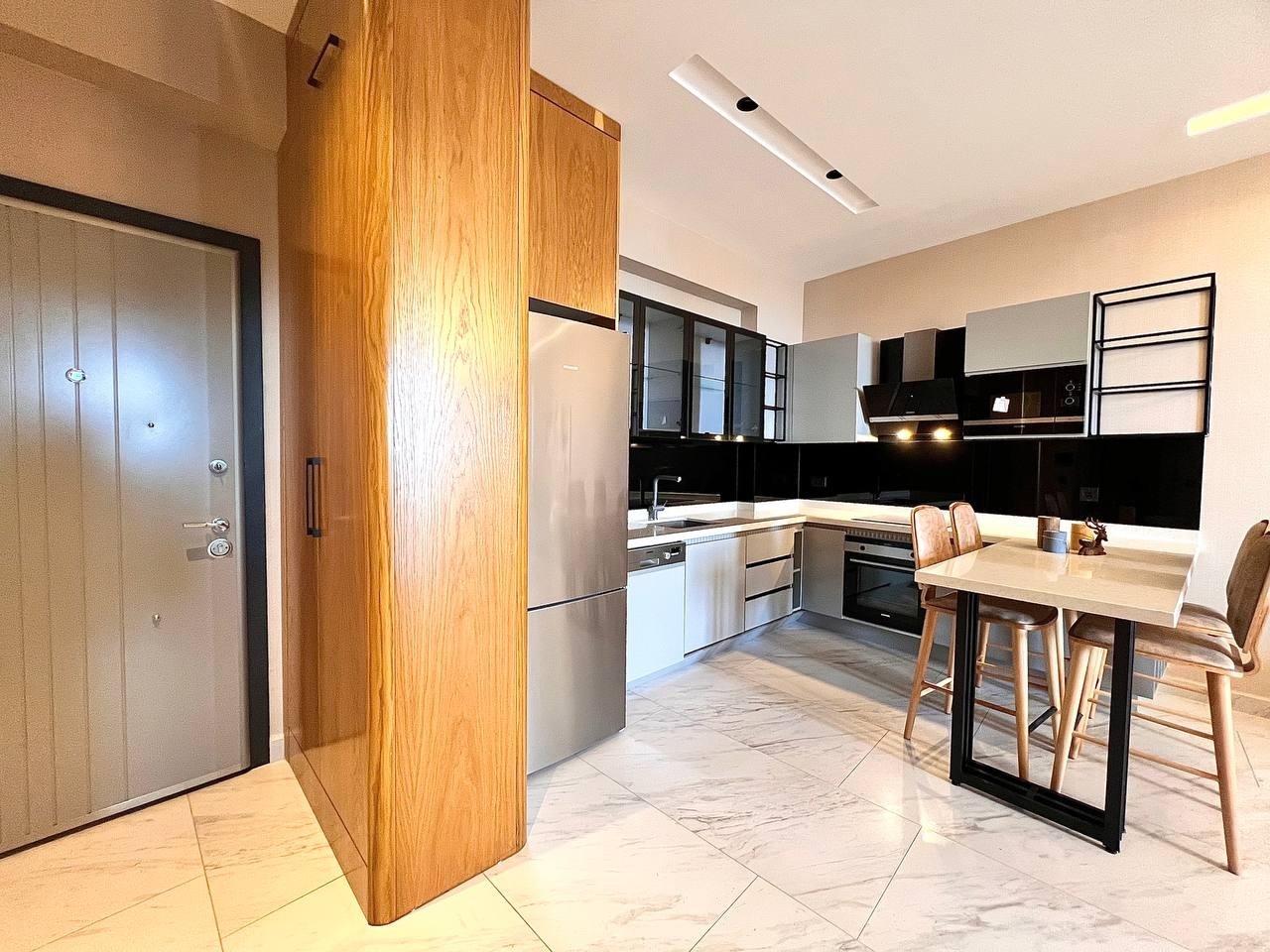 Luxuriöses 1+1 Apartment mit Meerblick und Bergblick, Alanya - Kargicak