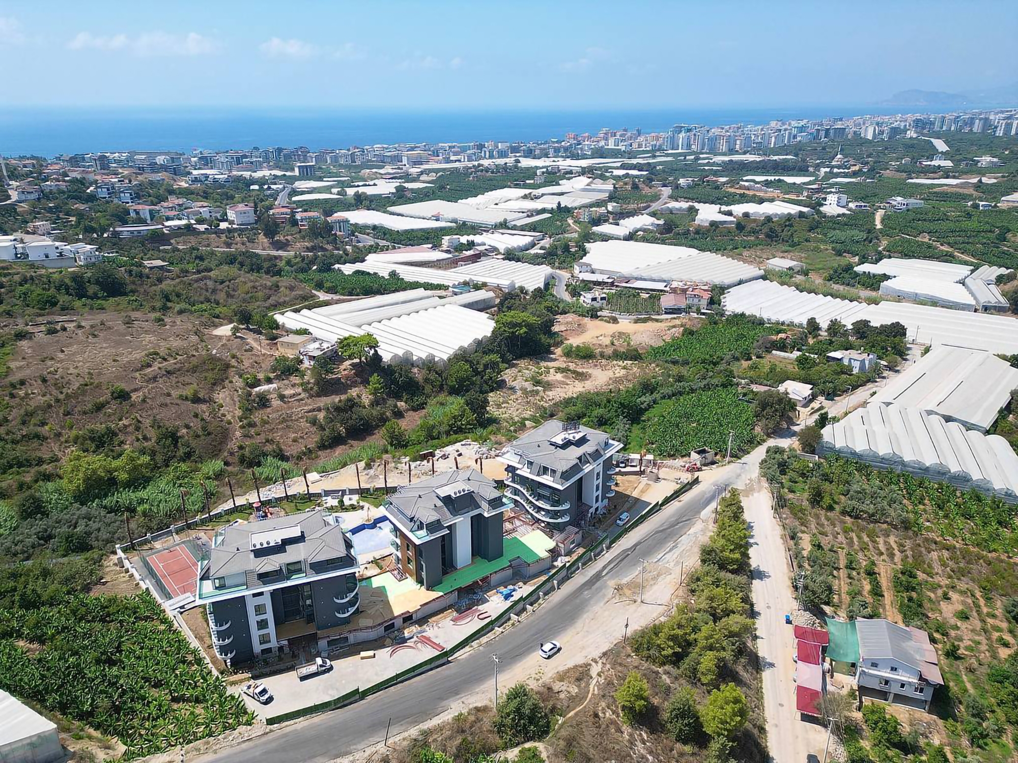 Lyxig 2+1 lägenhet med bergsutsikt, Alanya - Kargicak