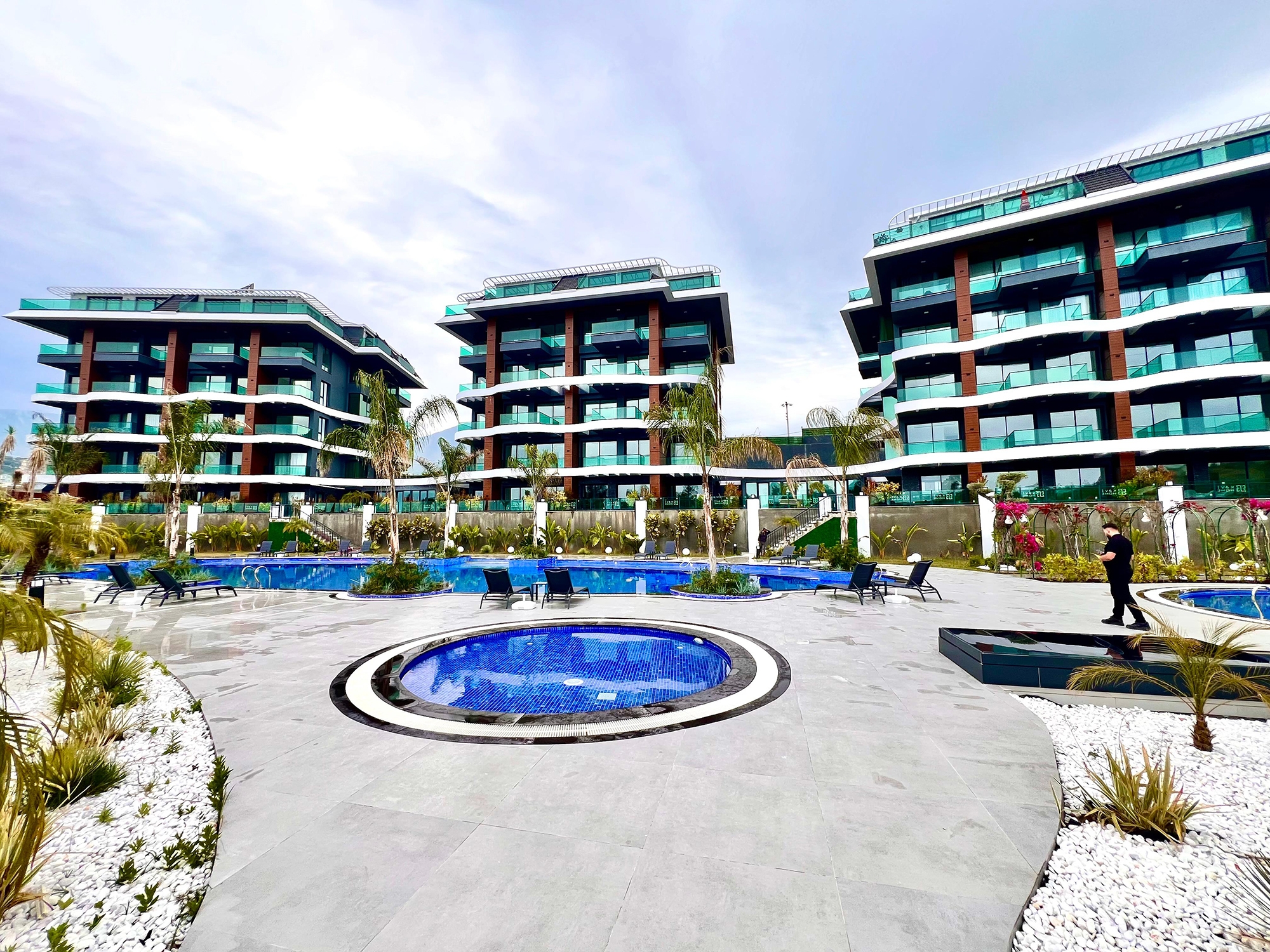 Lyxig 2+1 lägenhet med bergsutsikt, Alanya - Kargicak