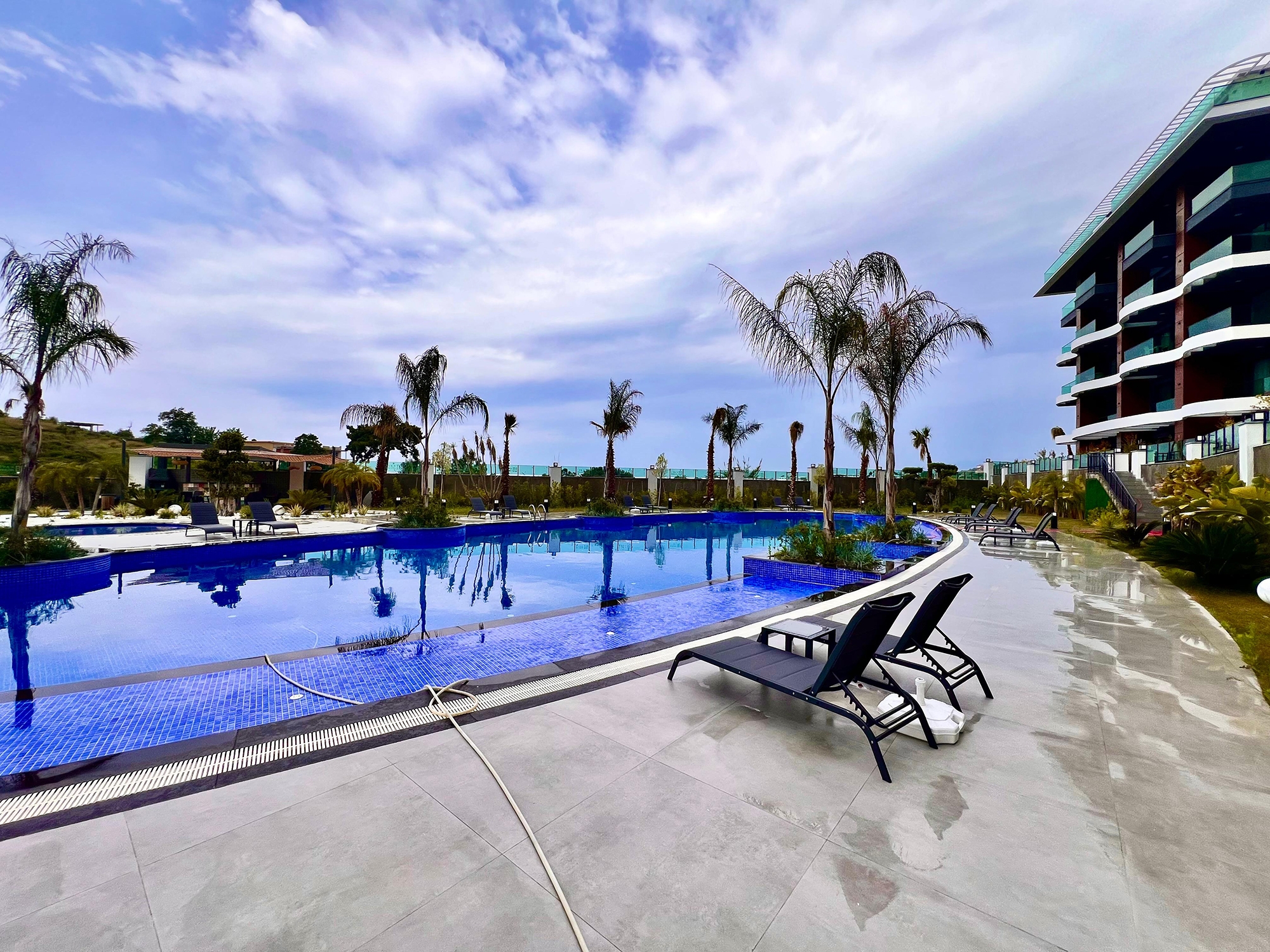 Lyxig 2+1 lägenhet med bergsutsikt, Alanya - Kargicak