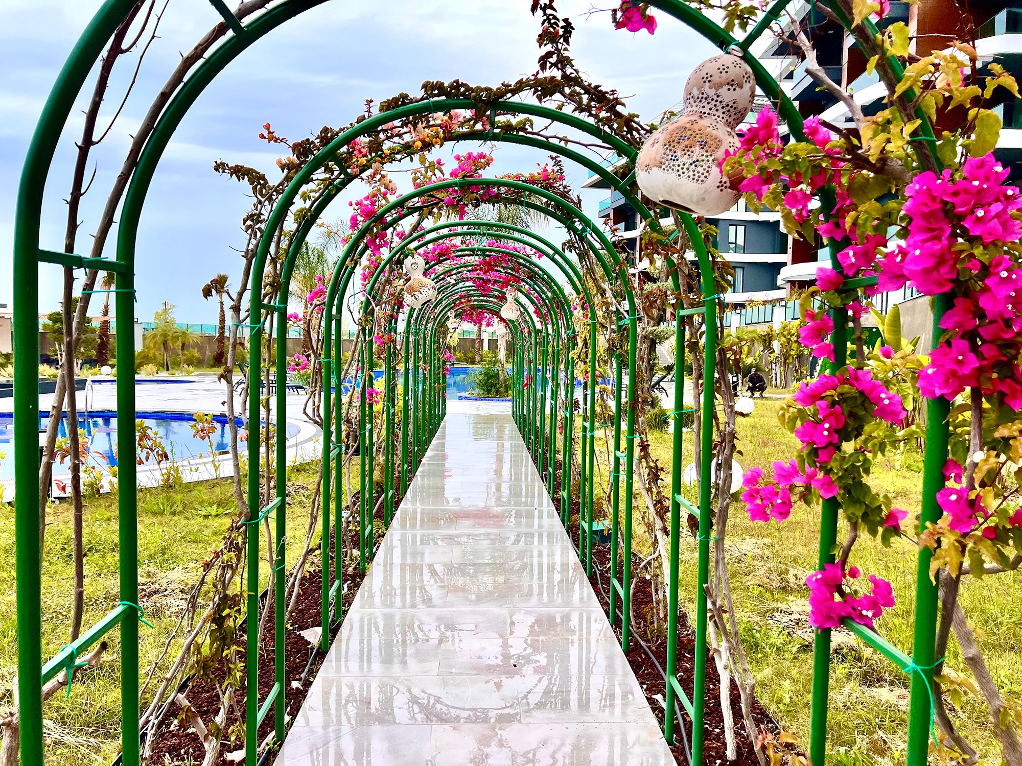 Lyxig 2+1 lägenhet med bergsutsikt, Alanya - Kargicak