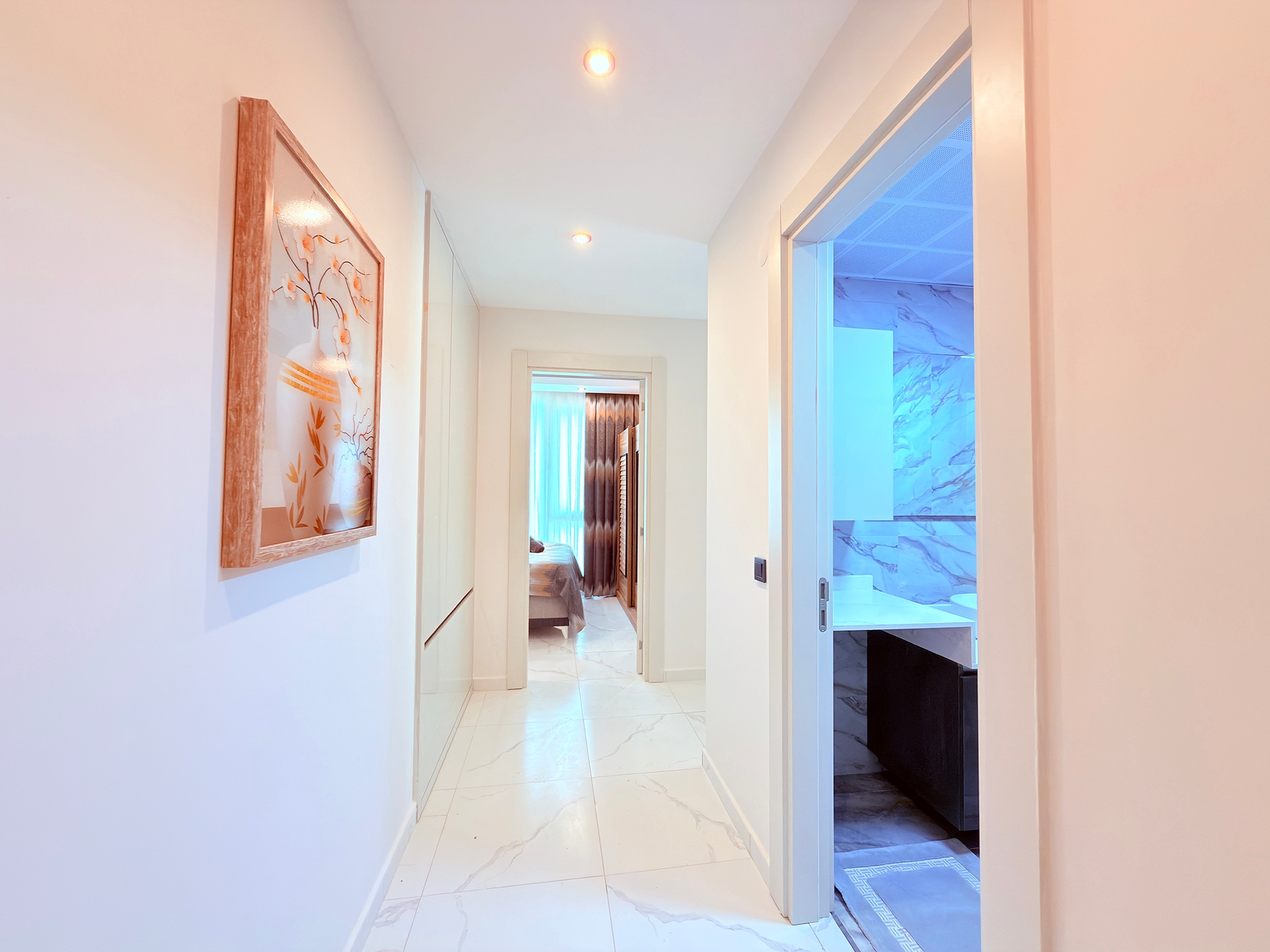 Lyxig 2+1 lägenhet med bergsutsikt, Alanya - Kargicak