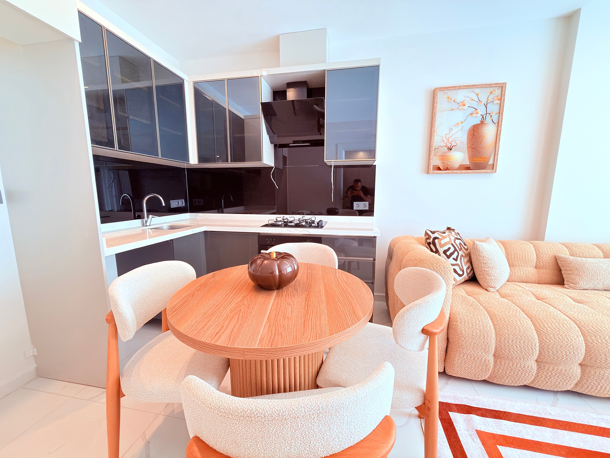 Lyxig 2+1 lägenhet med bergsutsikt, Alanya - Kargicak