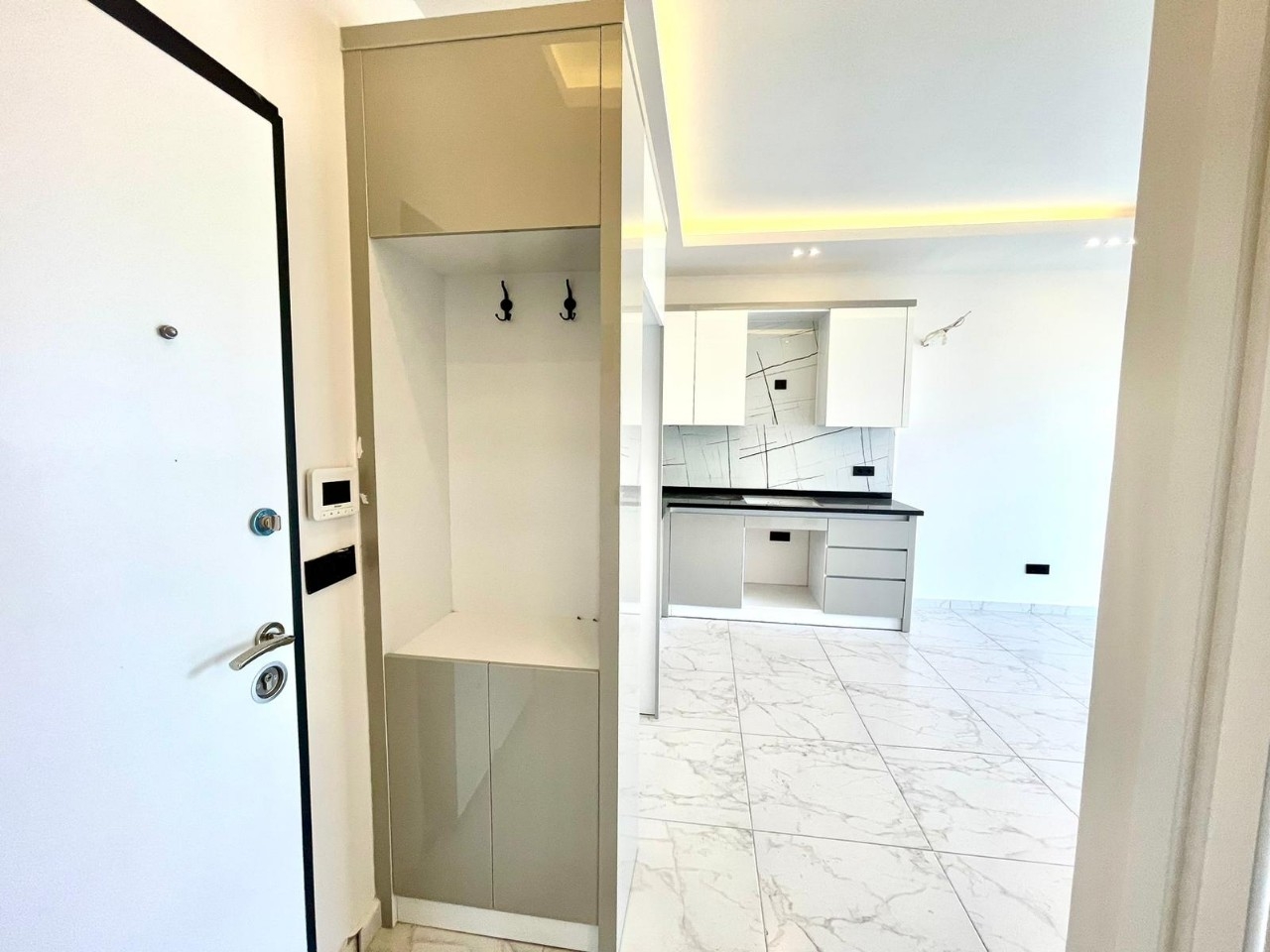 Luxuriöses 1+1 Apartment mit Meerblick und Bergblick, Alanya - Kargicak