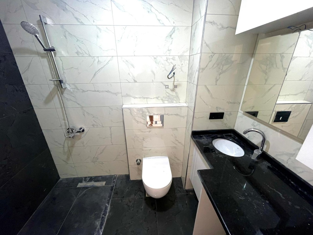 Luxuriöses 1+1 Apartment mit Meerblick und Bergblick, Alanya - Kargicak